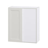 Hugo&Borg Belcourt 30-in W x 35-in H x 14-in D Gray Painted Wall Fully Assembled Cabinet (Recessed Panel Shaker Door Style)