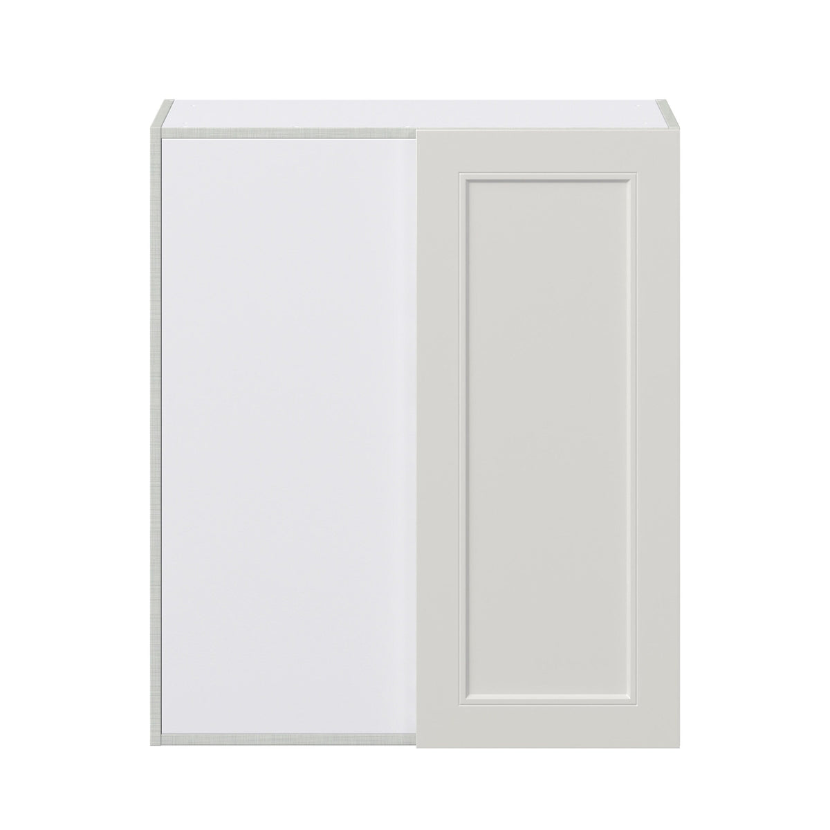 Hugo&Borg Belcourt 30-in W x 35-in H x 14-in D Gray Painted Wall Fully Assembled Cabinet (Recessed Panel Shaker Door Style)