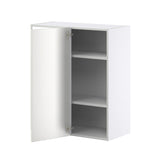 Hugo&Borg Belcourt 30-in W x 35-in H x 14-in D Gray Painted Wall Fully Assembled Cabinet (Recessed Panel Shaker Door Style)