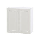 Hugo&Borg Belcourt 30-in W x 30-in H x 14-in D Gray Painted Wall Fully Assembled Cabinet (Recessed Panel Shaker Door Style)
