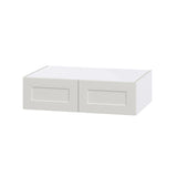 Hugo&Borg Belcourt 36-in W x 10-in H x 24-in D Gray Painted Wall Fully Assembled Cabinet (Recessed Panel Shaker Door Style)