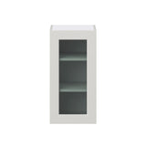 Hugo&Borg Belcourt 15-in W x 30-in H x 14-in D Gray Painted Wall Fully Assembled Cabinet (Recessed Panel Shaker Door Style)