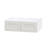 Hugo&Borg Belcourt 33-in W x 10-in H x 24-in D Gray Painted Wall Fully Assembled Cabinet (Recessed Panel Shaker Door Style)