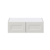 Hugo&Borg Belcourt 33-in W x 10-in H x 24-in D Gray Painted Wall Fully Assembled Cabinet (Recessed Panel Shaker Door Style)