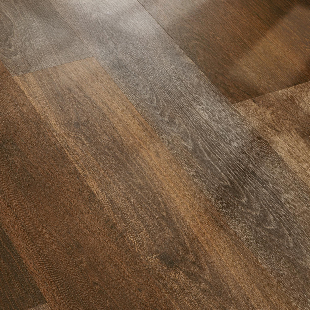 Mohawk Elite Lowland Forest Oak 7-in W x 48-in L x 5-mm Waterproof Interlocking Luxury Vinyl Plank Flooring (28.63-sq ft Carton)