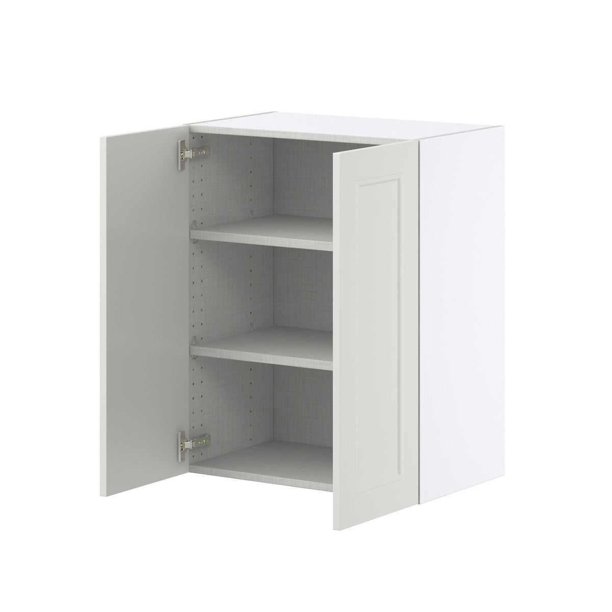 Hugo&Borg Belcourt 24-in W x 30-in H x 14-in D Gray Painted Wall Fully Assembled Cabinet (Recessed Panel Shaker Door Style)