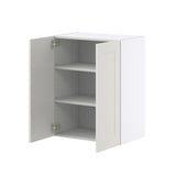 Hugo&Borg Belcourt 24-in W x 30-in H x 14-in D Gray Painted Wall Fully Assembled Cabinet (Recessed Panel Shaker Door Style)