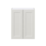 Hugo&Borg Belcourt 24-in W x 30-in H x 14-in D Gray Painted Wall Fully Assembled Cabinet (Recessed Panel Shaker Door Style)