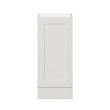 Hugo&Borg Belcourt 15-in W x 35-in H x 14-in D Gray Painted 1-Drawer Wall Fully Assembled Cabinet (Recessed Panel Shaker Style)