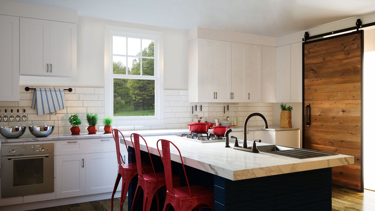 Design House Brookings 12-in W x 30-in H x 12-in D White Maple Wall Ready To Assemble Plywood Cabinet (Recessed Panel Shaker Door Style)