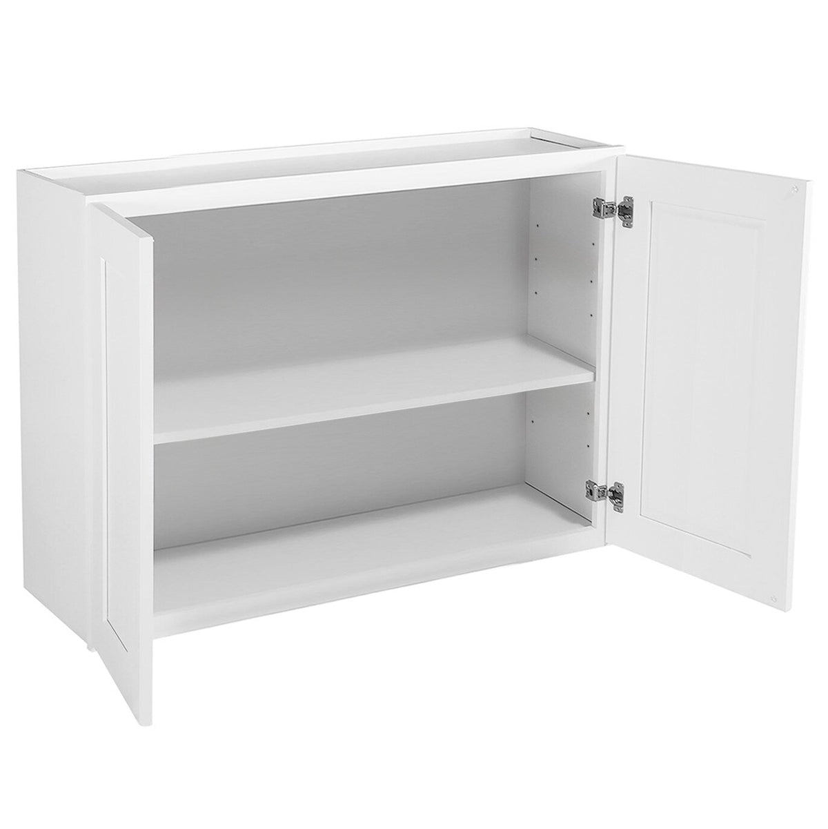 Design House Brookings 33-in W x 24-in H x 12-in D White Maple Wall Ready To Assemble Plywood Cabinet (Recessed Panel Shaker Door Style)