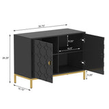 Clihome 15.75-in W x 26.25-in H Mdf Black Freestanding Utility Storage Cabinet