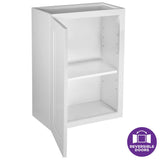 Design House Brookings 18-in W x 24-in H x 12-in D White Maple Wall Ready To Assemble Plywood Cabinet (Recessed Panel Shaker Door Style)