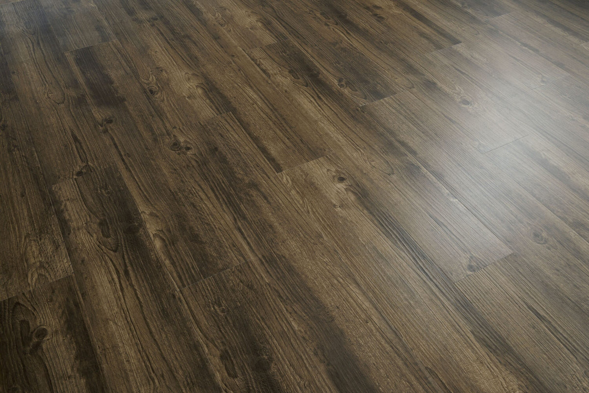 Armstrong Flooring Pro Mark Mudslide Brown Luxury Vinyl Plank Flooring - Waterproof, Glue Down, 35.95 Sq. Ft.