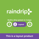 Raindrip Drip Irrigation Tubing Support Stakes for 1/4 in. Tubing, 3.5 in. Height, 10-Pack