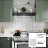 Apollo Tile Silken Ivory White 3-in x 16-in Glossy Ceramic Brick Look Floor and Wall Tile (10.76-sq. ft/ Carton)