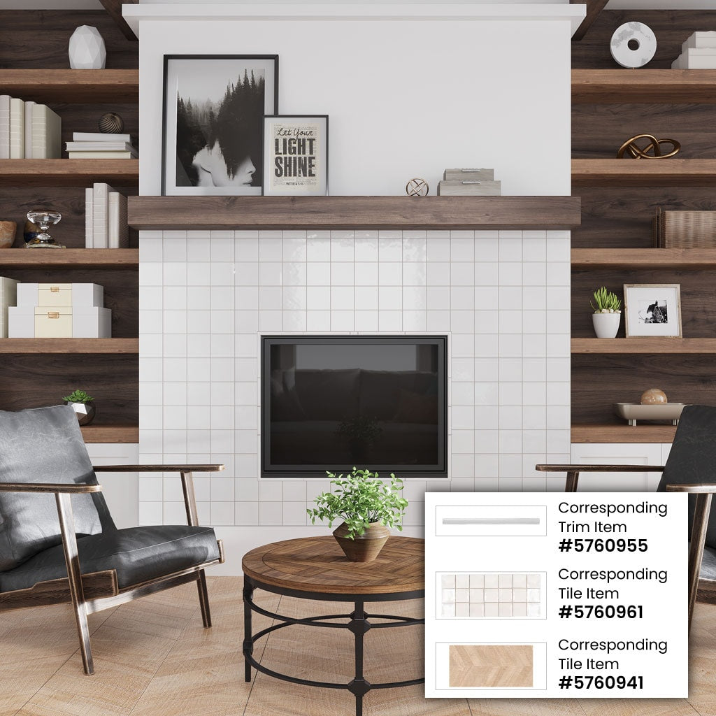 Apollo Tile Bois Maple 24-in x 48-in Matte Porcelain Chevron Wood Look Floor and Wall Tile (15.49-sq. ft/ Carton)
