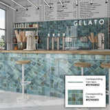 Apollo Tile Antiek Blue 4-in x 4-in Glossy Ceramic Stone Look Floor and Wall Tile (5.39-sq. ft/ Carton)
