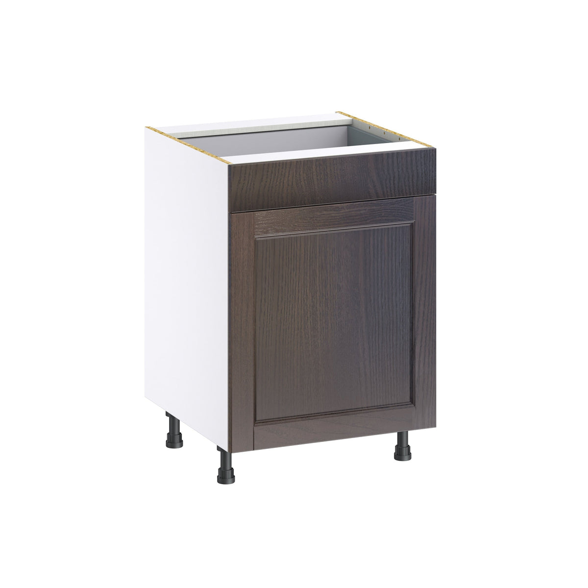 Hugo&Borg 24-in W x 34.5-in H x 24-in D Wood 1-Drawer Base Fully Assembled Cabinet (Recessed Panel Shaker Style)