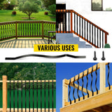 VEVOR 2-ft Black Aluminum Railing Panel (61-Pack)