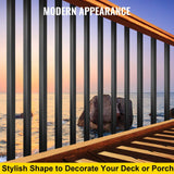 VEVOR Classic Composite Series 0.8-in x 0.8-in x 3-ft Aluminum Alloy Deck Post