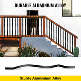 VEVOR 2-ft Black Aluminum Railing Panel (61-Pack)