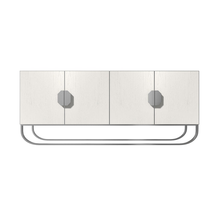 Clihome 15.75-in W x 31.5-in H Mdf White Freestanding Utility Storage Cabinet