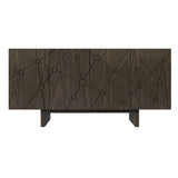 Clihome 15.75-in W x 30.71-in H Mdf Brown Freestanding Utility Storage Cabinet