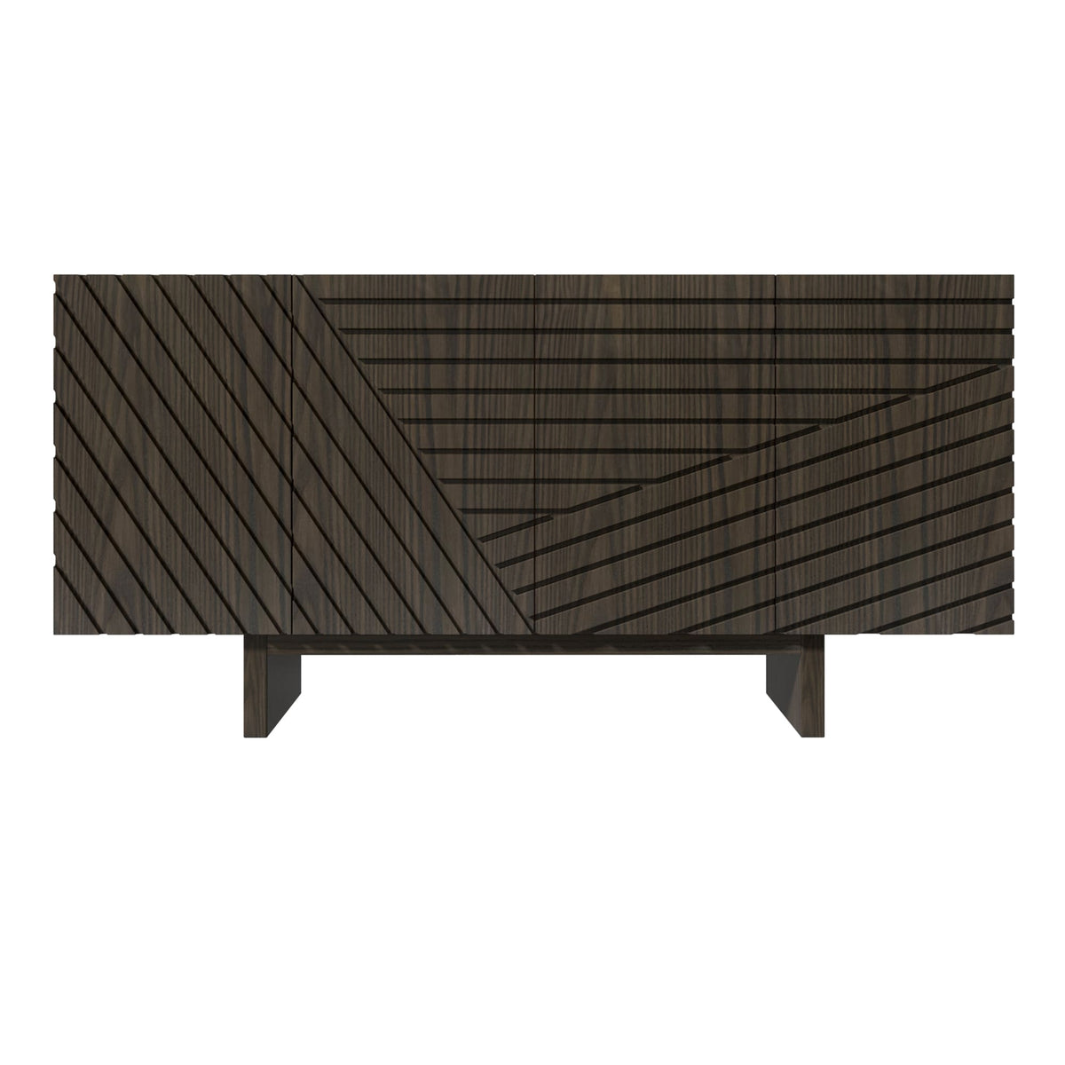 Clihome 15.75-in W x 30.71-in H Mdf Brown Freestanding Utility Storage Cabinet