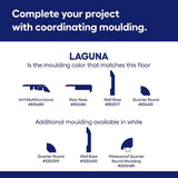 QuickStep Studio + Spill Repel Laguna Acacia 5.23-in W x 3.93-ft L Smooth Wood Plank Laminate Flooring