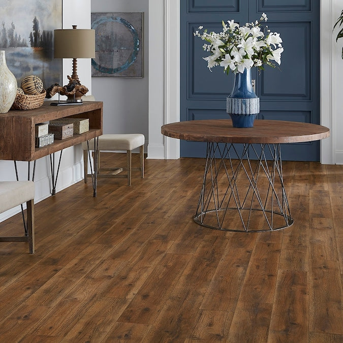 Quick-Step QuickStep Studio + Spill Repel Aged Hickory 12-mm T x 7-in W x 48-in L Waterproof Wood Plank Laminate Flooring (19.63-sq ft / Carton)