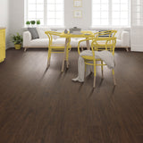 QuickStep Studio Harrison Hickory Embossed Wood Plank Laminate Flooring Sample, 12-mm, 6.14-in x 8-in