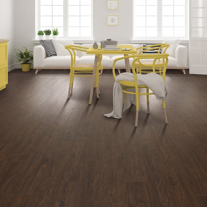 Quick-Step Studio QuickStep Studio + Spill Repel Harrison Hickory 12-mm T x 6-in W x 48-in L Waterproof Wood Plank Laminate Flooring (16.12-sq ft / Carton)