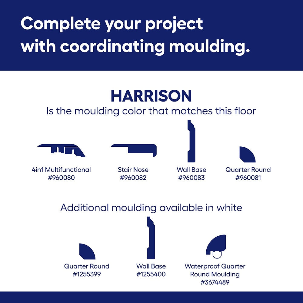 QuickStep Studio + Spill Repel Harrison Hickory 6.14-in W x 47.24-in L Embossed Waterproof Laminate Wood Plank Flooring, 12-mm, 16.12-sq ft/Carton