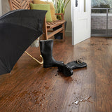 Quick-Step Studio QuickStep Studio + Spill Repel Toasted Chestnut 12-mm T x 5-in W x 48-in L Waterproof Wood Plank Laminate Flooring (17.53-sq ft / Carton)