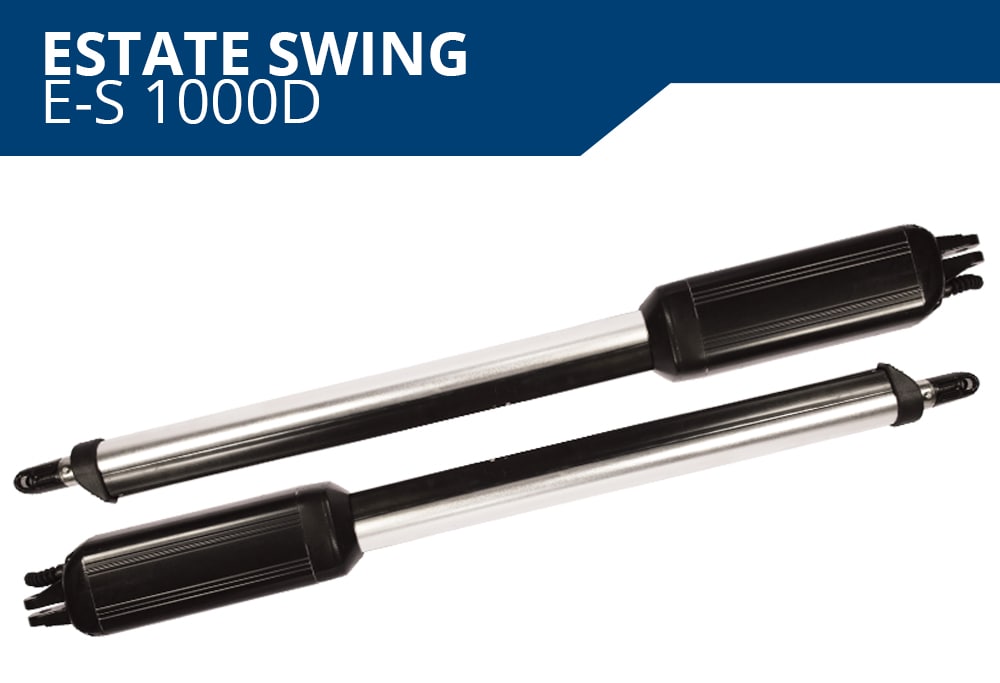 Estate Swing 12-ft Dual Swing Universal Battery Driveway Gate Opener Kit