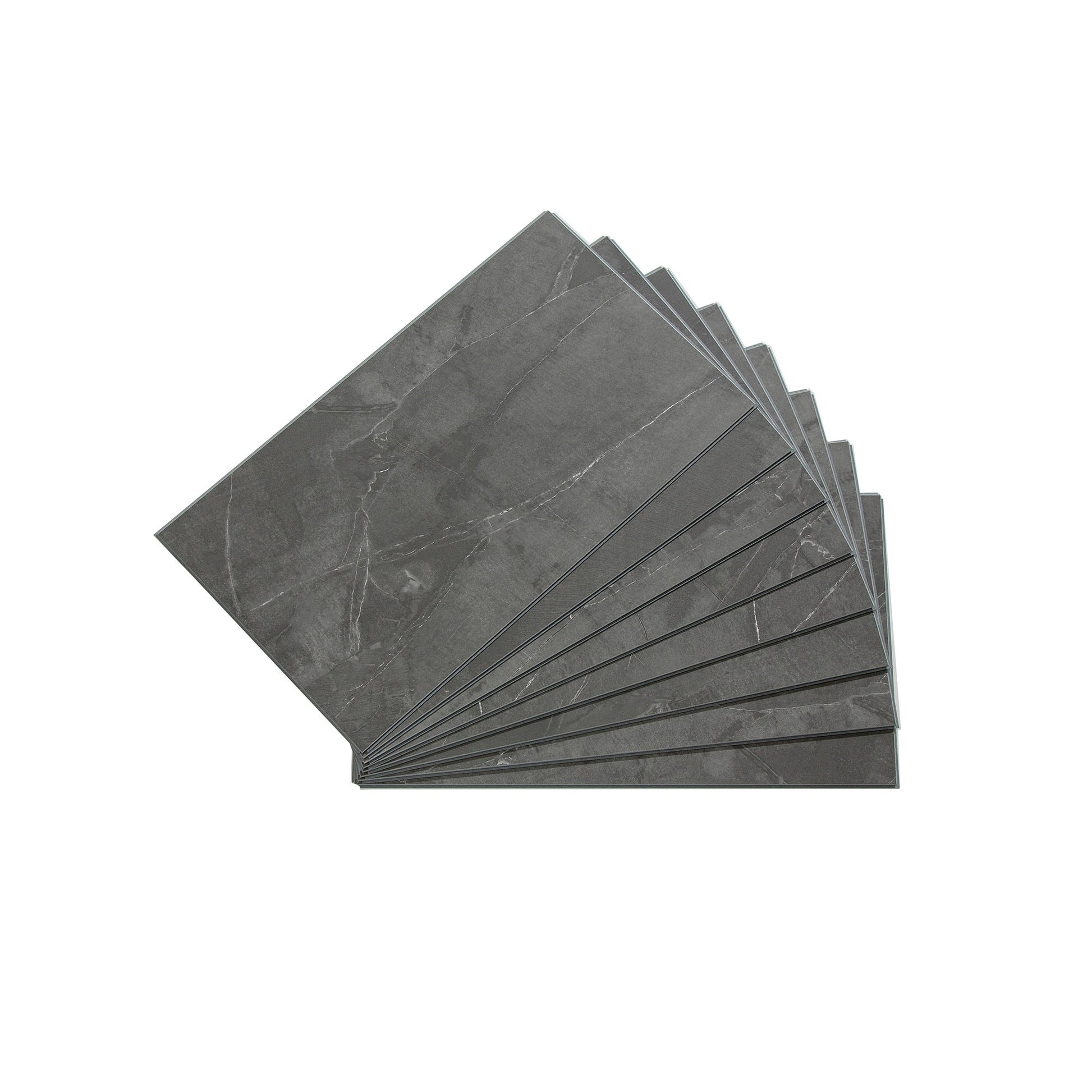 PALISADE Cracked Slate 26-in x 15-in Matte PVC Wall Tile product image