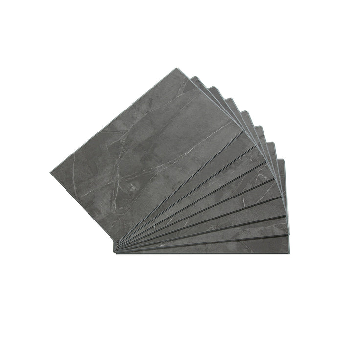 PALISADE Cracked Slate 26-in x 15-in Matte PVC Wall Tile product image
