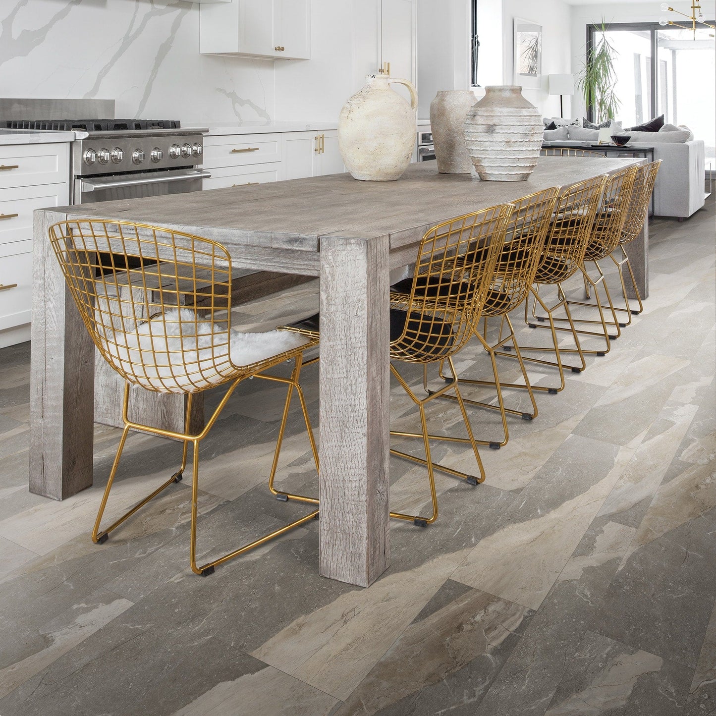 Mohawk Elite Hunting Hound Waterproof Interlocking Luxury Vinyl Tile Flooring, Multi-Width 6/12/18-in x 32-in (24.46-sq ft Carton)