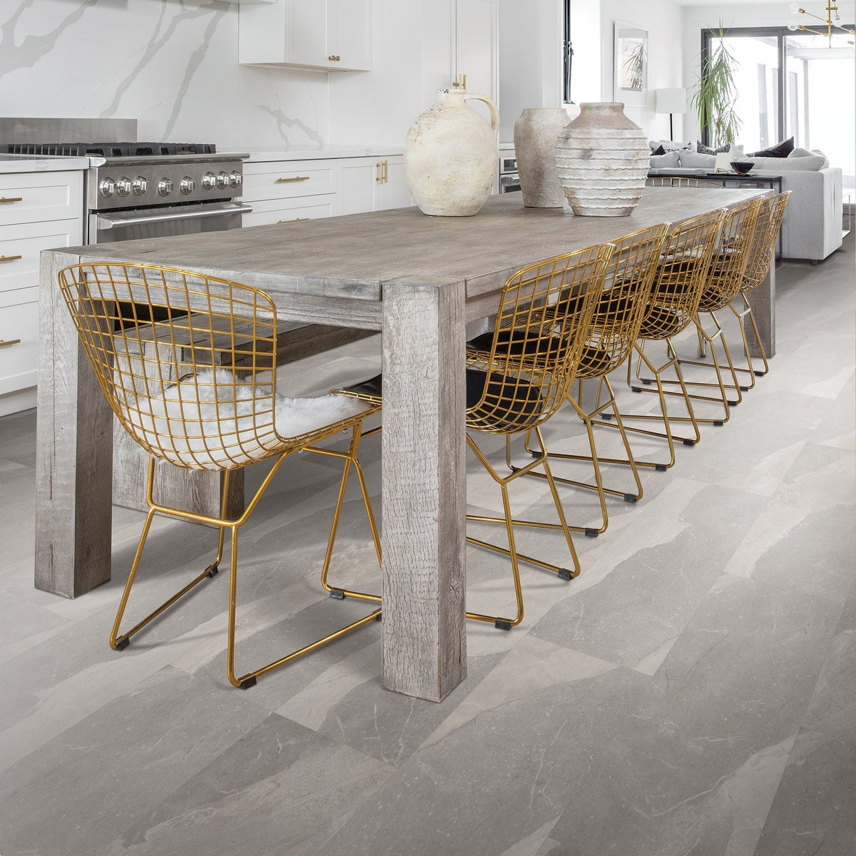 Mohawk Elite Greystone 16-in x 32-in Waterproof Interlocking Luxury Flooring (24.35-sq ft)