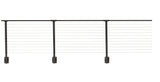 CityPost Face Mount x 36-in Bronze Steel Deck Cable Rail Kit