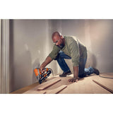 15-Gauge 2-1/2 in. Angled Finish Nailer with CLEAN DRIVE Technology, Tool Bag, and Sample Nails - Super Arbor