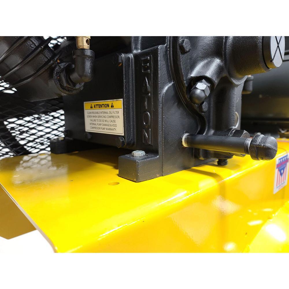 Industrial Series 80 Gal. 10 HP 1-Phase Electric Air Compressor with pressure lubricated pump - Super Arbor