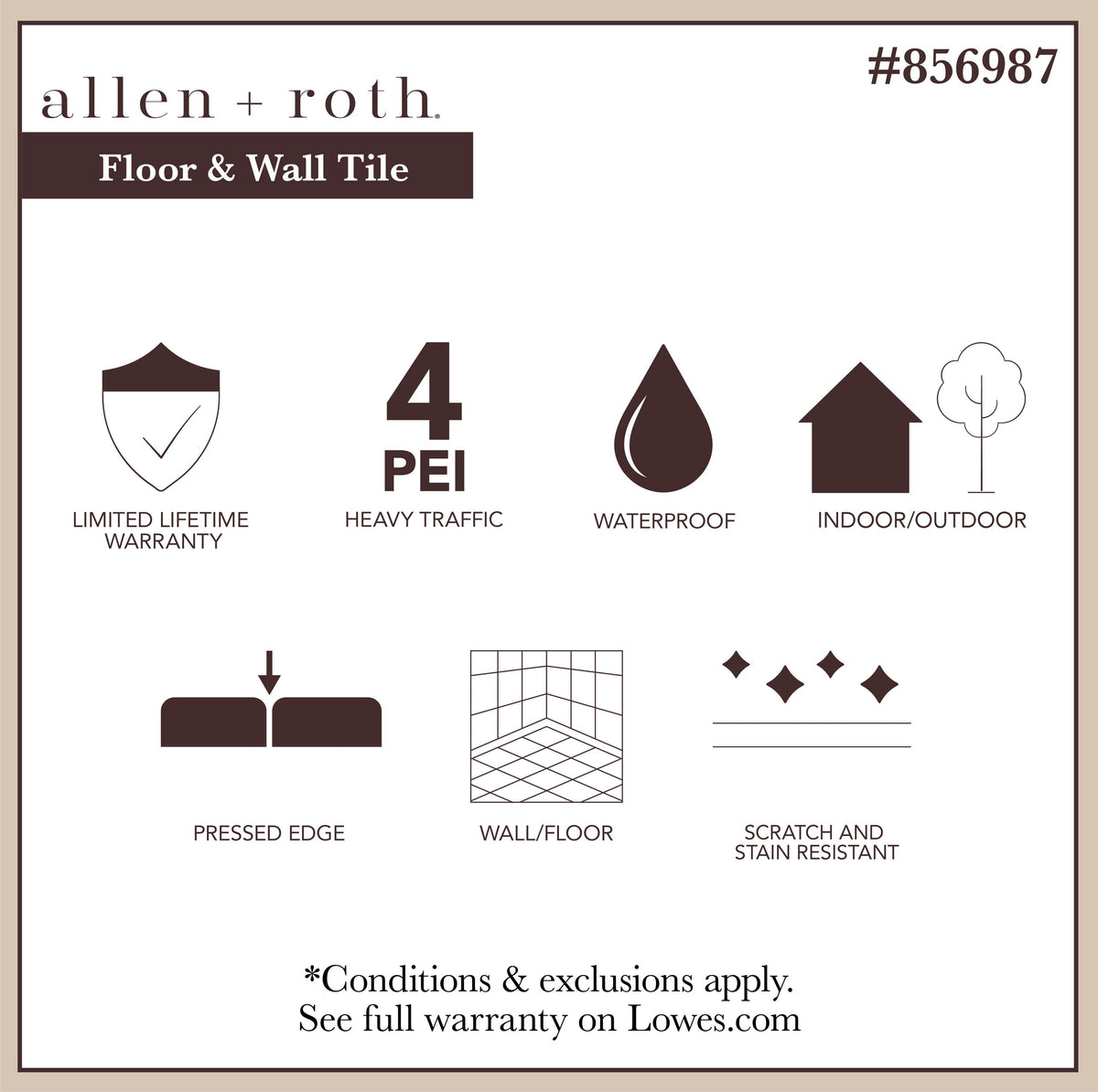 Style Selections Woods French Gray 6-in x 24-in Porcelain Wood Look Tile (Common: 6-in x 24-in; Actual: 5.84-in x 23.5-in)