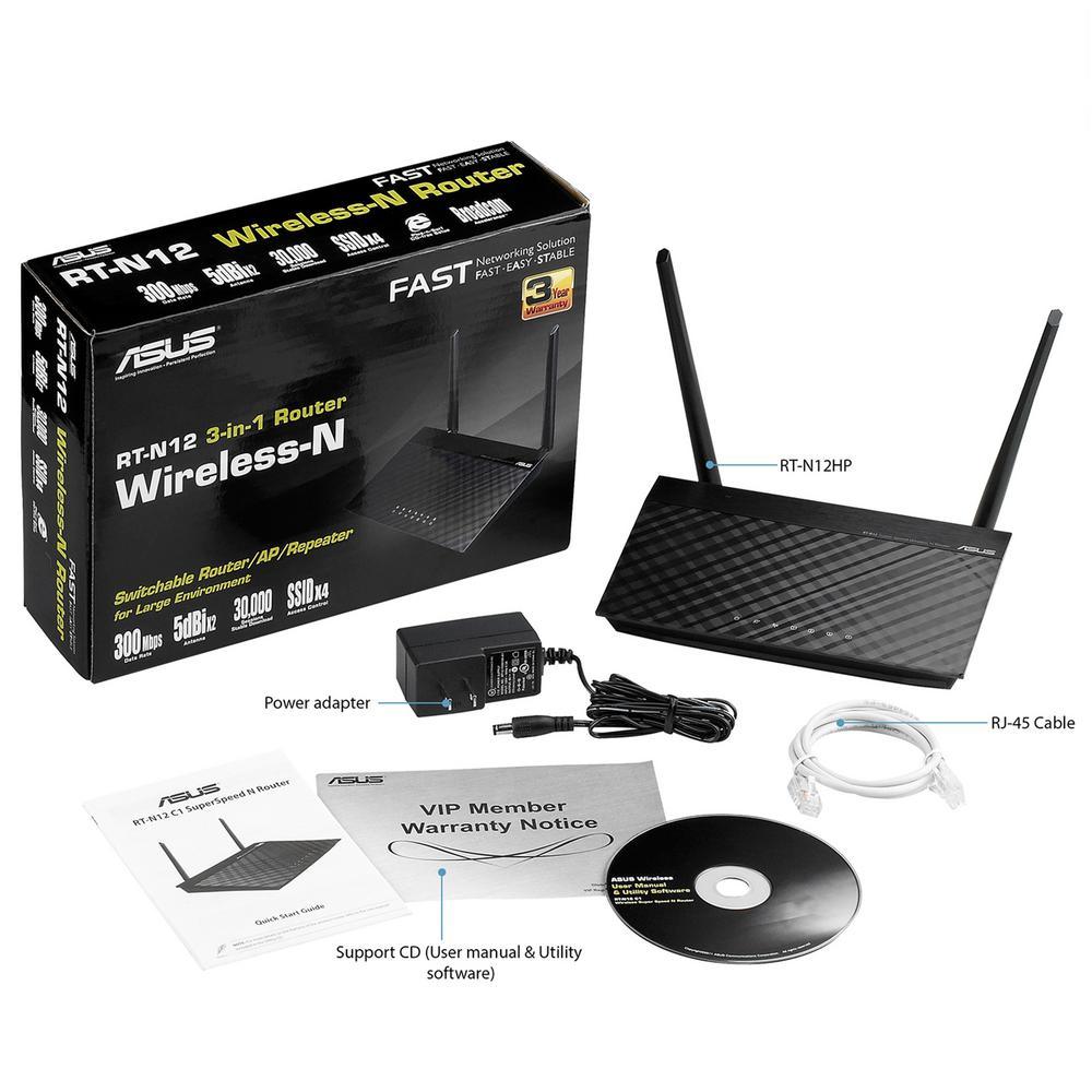 Wireless N300 3 in 1 Router, Access Point, and Range Extender - Super Arbor
