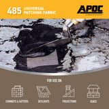 APOC 485 Universal Patching Fabric, Coated Glass – 6 in. x 50 ft Roll