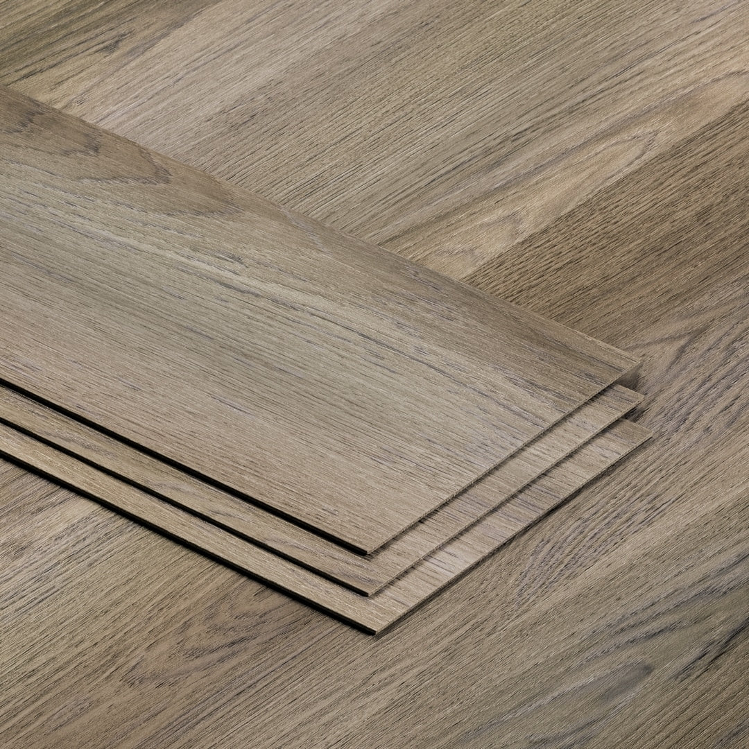 Lucida USA (Sample) PresCore Umber Brown Wood Look 12-mil Waterproof Glue Down Vinyl Tile