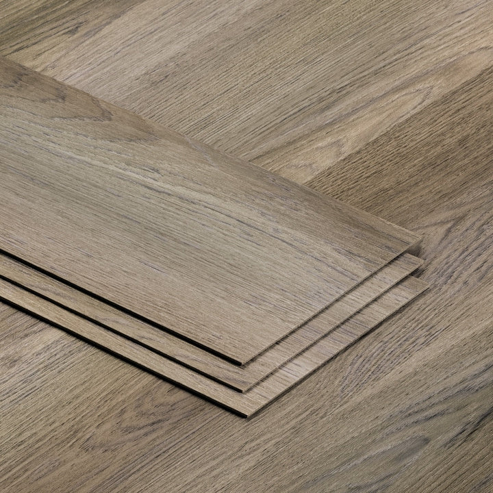 Lucida USA (Sample) PresCore Umber Brown Wood Look 12-mil Waterproof Glue Down Vinyl Tile