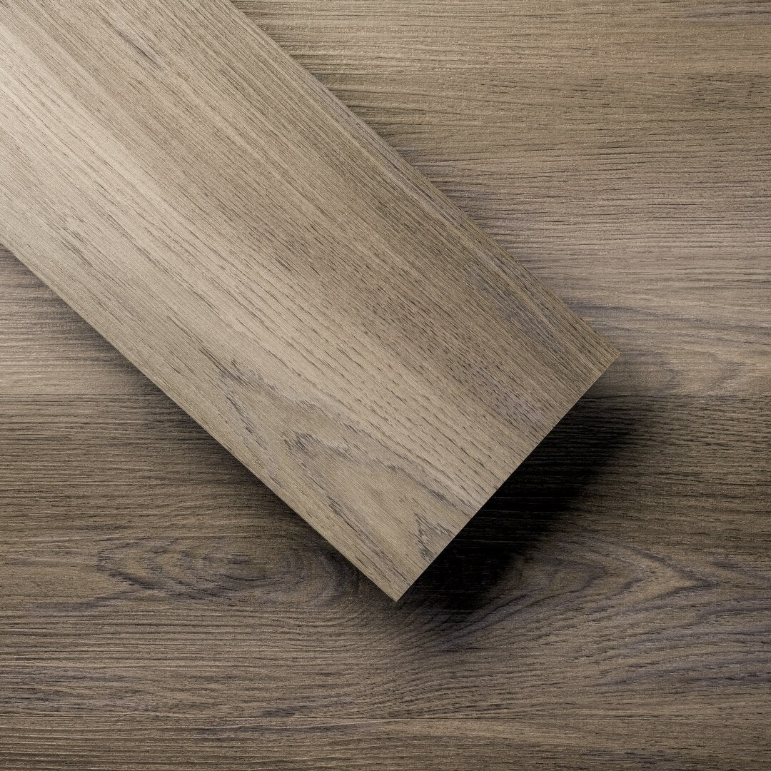 Lucida USA (Sample) PresCore Umber Brown Wood Look 12-mil Waterproof Glue Down Vinyl Tile