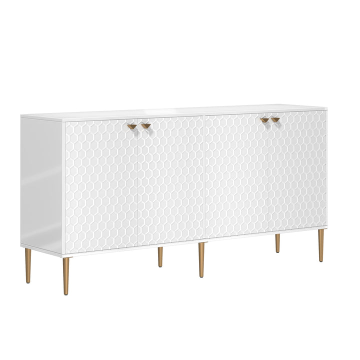 Clihome 15.75-in W x 31.25-in H Mdf White Freestanding Utility Storage Cabinet